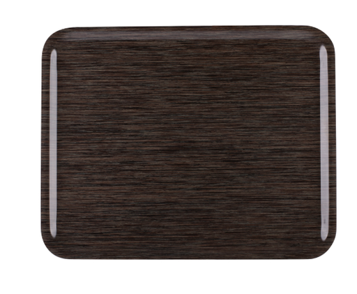 [57662857] ROLTEX RECTANGULAR TRAY WENGE 43X33CM LIGHTWEIGHT MELAMINE LAMINATE