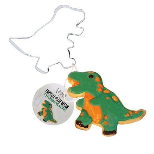 [08075551] EMPORTE-PIECE INOX DINOSAURE TYRANNOSAURE 85MM