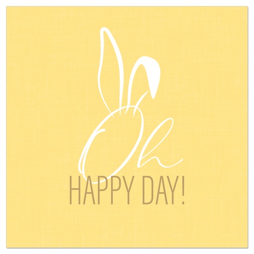 [60700816] ARTEBENE SERVIETTE 33X33CM OH HAPPY DAY 20PCS