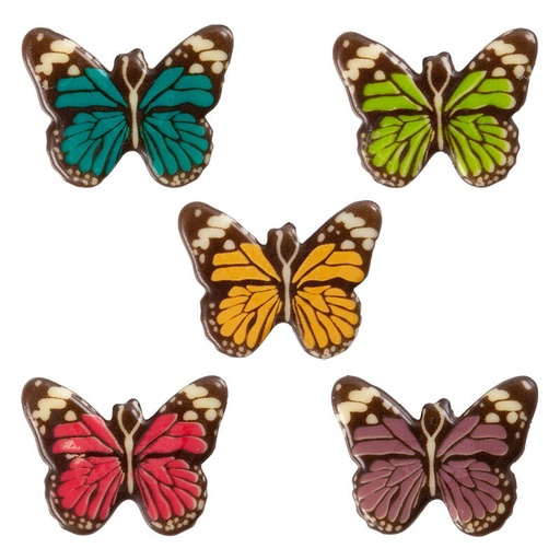 [08063195] 2034772 PAPILLONS EN CHOCOLAT FONDANT 3,5X3CM 120 PCES
