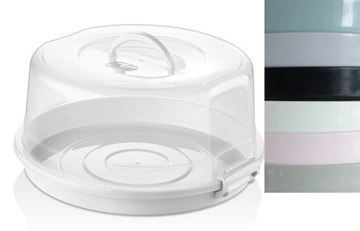 [54917456] CAKE BOX Ø32.5CM HT16CM 6 ASSORTED COLORS