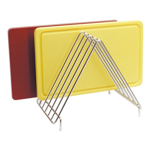 [50706089] CATERCHEF STAINLESS STEEL SUPPORT FOR 6 BOARDS 31X26XHT28CM