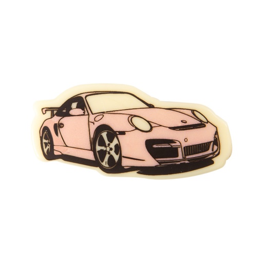 [08054533] 2010814 PORSCHE PINK PLATE 75X35MM CHOCOLATE 60 PCES ***S/CD***