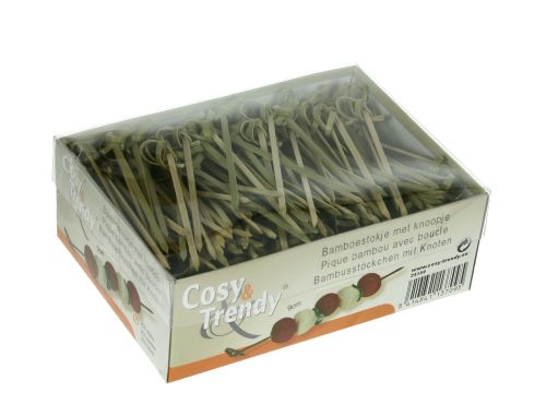 [44200107] BROCHETTES BAMBOU RUBAN 10CM PAQUET DE 250 PCES