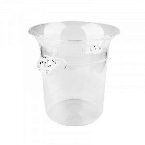 [57661782] LACOR TRANSPARENT ACRYLIC CHAMPAGNE BUCKET 3.5L22XH21CM -2 HANDLES