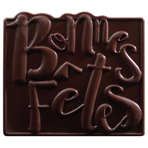 [08057255] 065058 PCB EMBOUTS CN BONNES FÊTES 8,5X7,5 CM 75PCES ***S/CD***