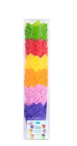 [41801995] BLISTER 240 TULPENKOP 50/80MM 6 KLEUREN ASSORTIMENT
