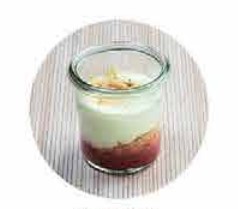 [02040534] MEKABE 2440622 LIME STRAWBERRY ALMOND VERRINE 30 X 140 ML