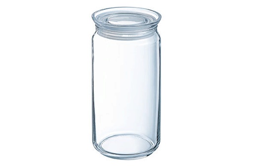 [60251825] LUMINARC PURE ROUND GLASS PROVISION JAR 1.50L - WITH AIRTIGHT LID