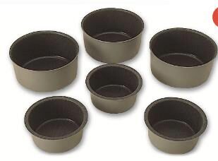 [70410434] RONDE EXOPAN RAMEKINS DIAMANT 6 CM VERPAKKING VAN 6 STUKS