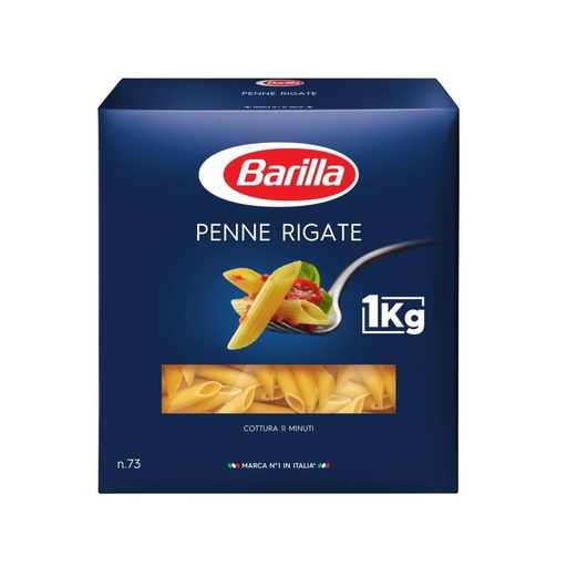 [02100206] BARILLA PASTA N°73 PENNE RIGATE 1KG