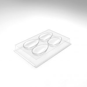 [08057933] PCB Mosselen komen binnen. indiv. Uitpuilend ei 120 p. 10x6 cm H.3 cm avc jamb 30 stuks ***s/cd***