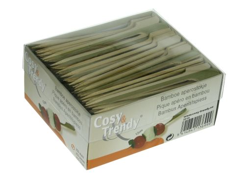 [44104090] BAMBOO GOLF SKEWERS 12CM PACK OF 250 PCES
