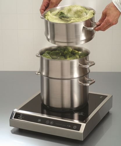 [54900100] BOURGEAT EXCELLENCE RVS STOOMPAN 28CM-8.6L