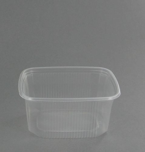 [44660248] BARQUETTE POUR BOUCHERIE/TRAITEUR 250ML TRANSPAREN**SANS COUVERCLE**PP 108X82X52MM -- 100PCES