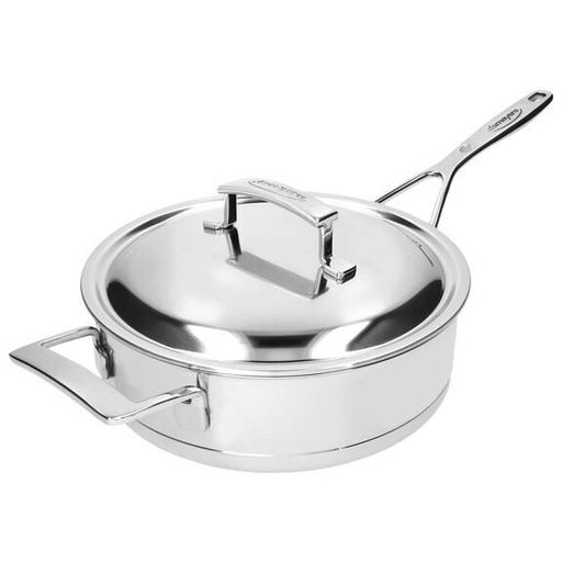 [60251123] DEMEYERE SILVER 7 LOW SAUTE PAN 24CM A/C 2.8L