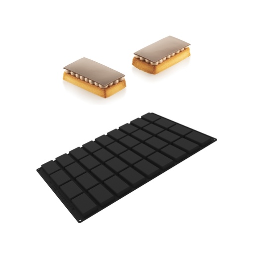 [51661584] SILIKOMART PROFESSIONAL BLACK MOLD SQ095 RECTANGLE 87X48CM H1.5CM