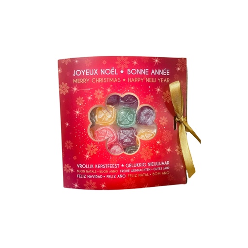 [14100647] LUCKY SWEET CANDY ASSORTMENT 65GR "MERRY CHRISTMAS AND HAPPY NEW YEAR" CARD
