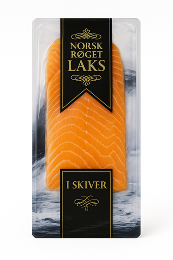 [05100474] ❄️SMOKED SALMON SLICES ROGET LAKS *FROZEN* 200GR