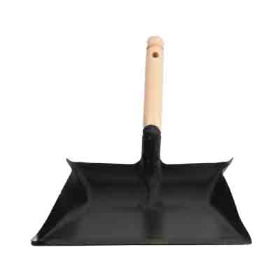 [20020065] RAMASSETTEN METALEN MET HOUTEN HANDVAT