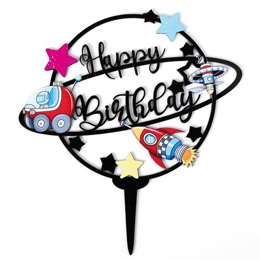 [08054809] *FF*1024001 PIQUE HAPPY BIRTHDAY6PCS ***S/CDE***