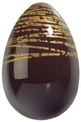 [08057037] PCB Halve schaal eieren FC Glitter 3 ontwerpen 3.4x2.3 cm 630pces *** s / cd ***