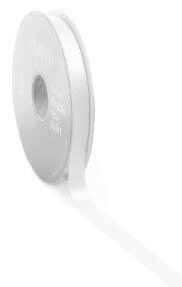 [70407865] PREMIUM DUBBEL SATIJN WIT LINT 10MM*25M***S/CD***