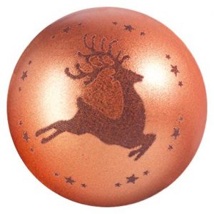 [08056728] 060480 PCB CN CHRISTMAS BALLS BRONZE 3 DESIGNS Ø 3 CM 88PCS ***S/CD***