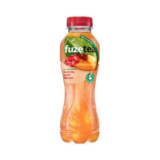 [06100655] FUZE TEA DE ZWARTE PERZIK HIBISCUS DRINK PET FLES 24X40 CL