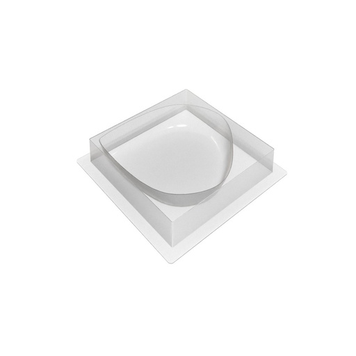 [08058235] 088189 PCB HAZELNOOT ENTREMET MALLEN 6 PERSONEN VOOR 30 STUKS 18X17CM H. 4CM 30 STUKS ***OP BESTELLING***