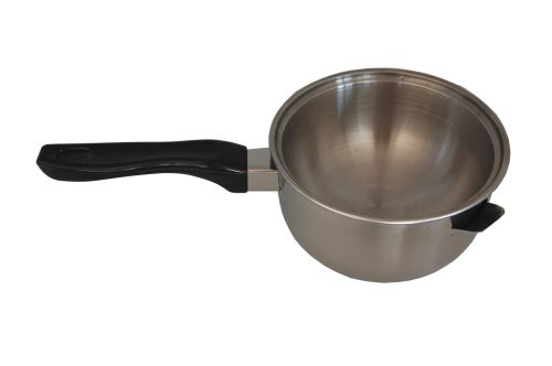 [52521265] IBILI POELON BAIN MARIE INOX 16X9CM 1L-DOUBLE PAR OI MANCHE BAKELITE - TOUS FEUX
