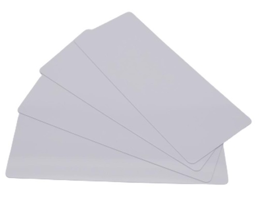 [57665017] EDIKIO LANGE WITTE PVC KAARTEN - 120X50MM 5X100 STUKS 0.50MM - VOOR FLEX