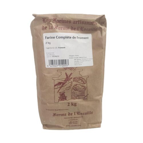 [05100973]  WHOLE WHEAT FLOUR FERME L ESCAILLE 2KG