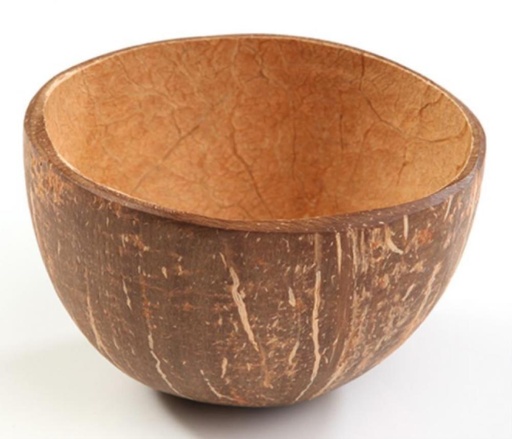 [53522248] SIER KOM KOKOSNOOT ROND Ø80/130 X H60/90MM 10 STUKS PER VERPAKKING