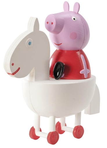 [08041506] PEPPA PIG ON HORSE FIGURE