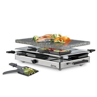 [62250424] SPRING RACLETTE + STONE + GRILL 8P