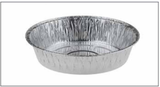 [41802205] ALU PLATE Ø18.5CM HT4CM T0185 BOX OF 8X100PCS FOSTPLUS INCLUDED