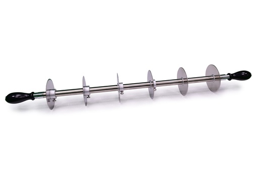 [50802083] ROULEAU A DECOUPE AVEC POIGNEES 6 LAMES RÉGLABLE Ø10CM LONGEUR TOTALE 83CM