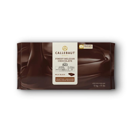 [03070130] CALLEBAUT 823NV-120 WITH MILK 34% IN 5KG PACKAGED SHEET