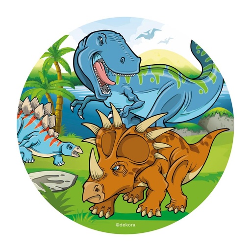 [08041347] DINOSAURUS HOSTIE SCHIJF 20CM