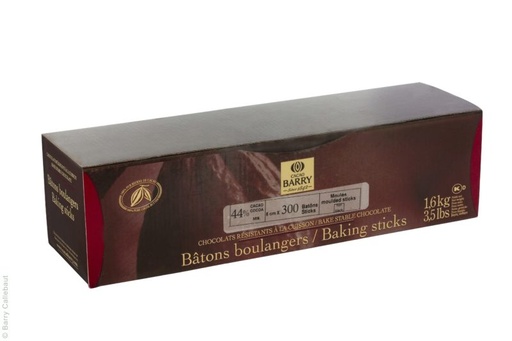 [03070034] BARRY CHD-BB-308BY-357 BATON CHOCOLAT  FONDANT 300PCES