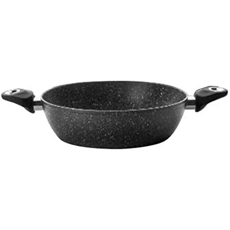 [55023307]  IBILI SAUTE PAN 28XH7.5CM-2 NON-STICK HANDLES.STONE ALL HOB