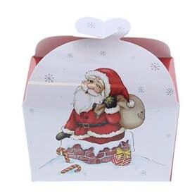 [60700545] BOITE PAPILLON PERE NOEL JAKU 250GR 105X85X85MM