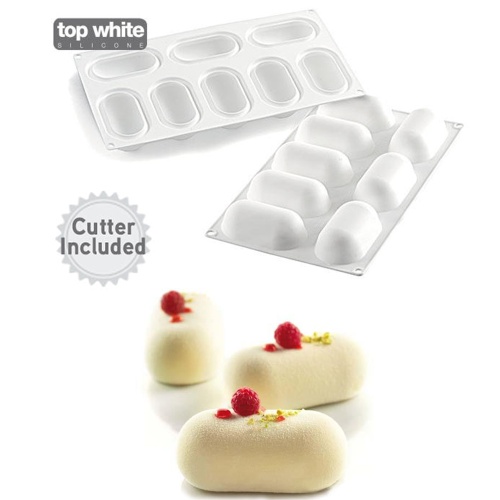 [51657216] SILIKOMART PILLOW80 MOLD 82X43H32 MM+CUTTER CRUVEFLEX