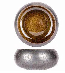 [60252213] PROOF ELEMENTS MINERAL ASSIETTE GLOBE 15XH8CM - 5699018
