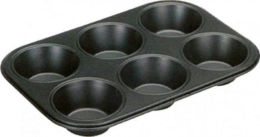 [55023301] IBILI MUFFIN PAN 6 CUPS