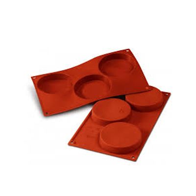 [57663829] SILIKOMART SF042 MOULE 3 FLORENTINS Ø103 H 20MM 140ML ML ANTI-ADHESIF GN1/3 -50° À 250°