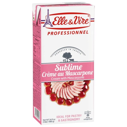 [06100233] ELLE & VIRE SUBLIME MASCARPONE CREAM 1L