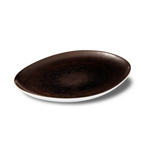 [57661119] LE COQ ESTIA OVAL PORCELAIN PLATE 30X26CM -LEST019RG360300