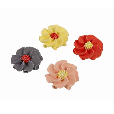[08031031] 1051031 FLEURS EN SUCRE 3CM 168PCES ***S/CDE***